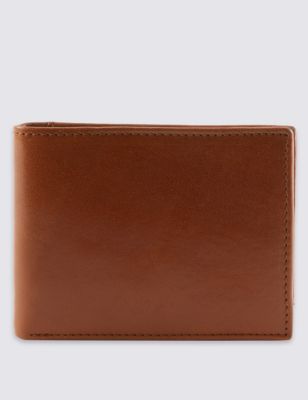 Leather Bifold ID Wallet with Cardsafe&trade;
